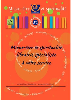 Catalogue MIEUX ETRE & SPIRITUALITE n52